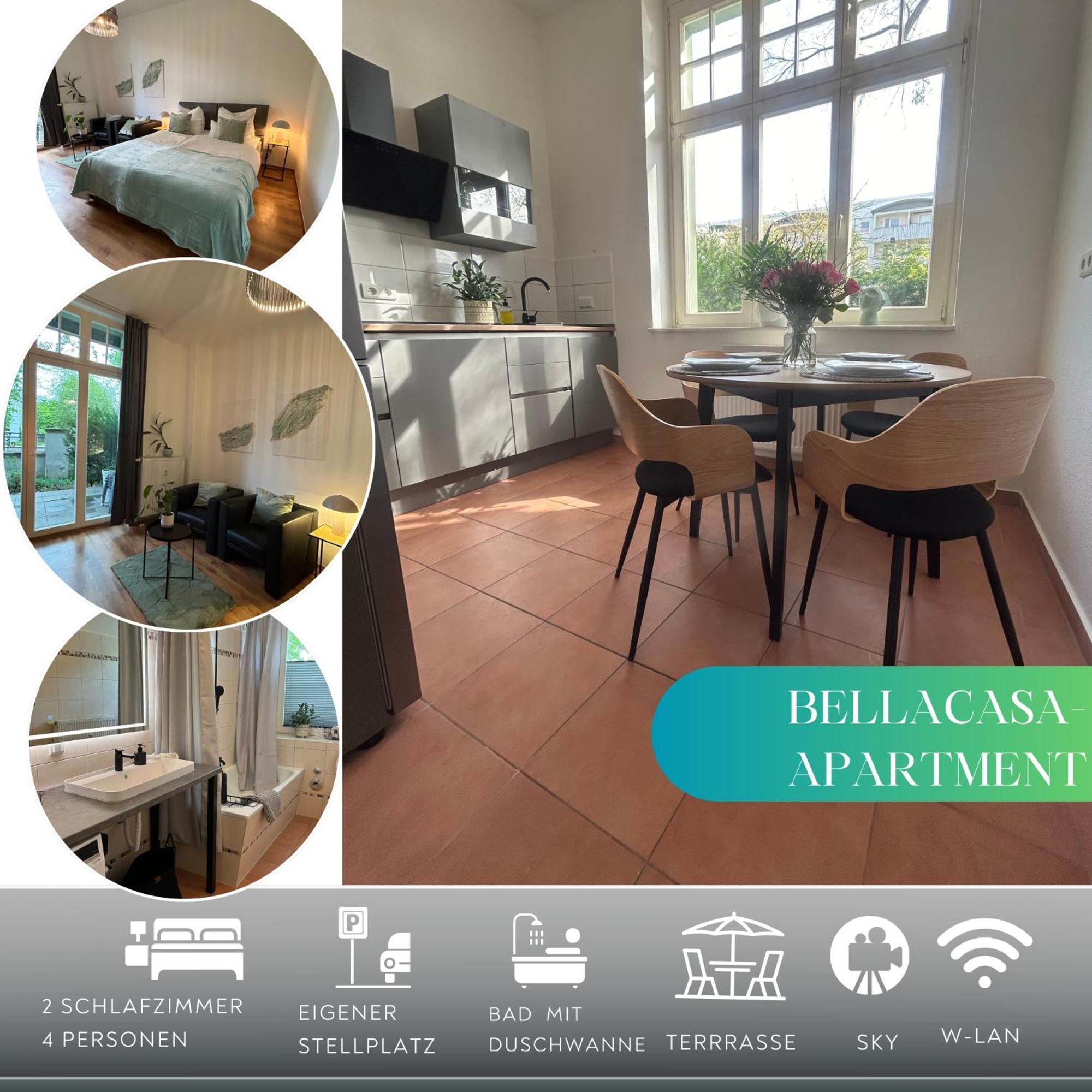 Mintara Komfort Apartment Mit Grill -Terrasse, Sky Und Parkplatz Magdeburg Exterior photo